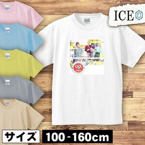 人 キッズ 半袖 Tシャツ 妖精 アンティーク レトロ 男の子 女の子 ボーイズ ガールズ プリント 綿 おもしろ 面白い ゆるい トップス ジュニ