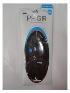 # запястье длина . specification!! PRGR кожзаменитель PRGR обе рука женский Golf перчатка [20cm/ черный & голубой ]PGL-17W