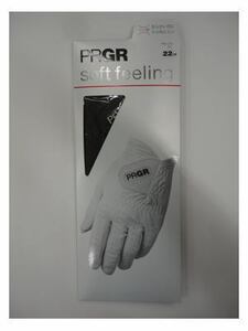 ■PRGR Soft Feeling GLOVE プロギア ソフトフィーリング メンズグローブ【22cm/BK】『柔らかいのにやぶれにくい』PG-119