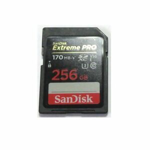開封品 SanDisk SDXCカード 256GB クラス10 U3 170MB/s