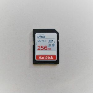 開封品 SANDISK 256GB SDカード SDXC 最大120MB/s Ultraシリーズ 動作確認済み