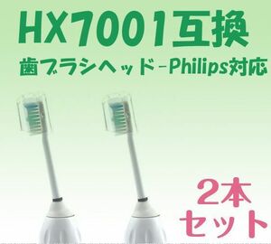 追跡あり ソニッケアー HX7001互換 2本 電動歯ブラシ スタンダード ヘッド 互換品 フィリップス Philips Sonicare (p3