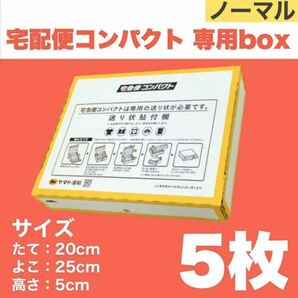 宅急便コンパクト専用box　箱型5枚セット クロネコヤマト 専用BOX 梱包資材