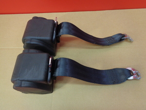 [RMDup20879] VW The Beetle 16CBZ seat belt rear left right set black good quality used conform . approval ( previous term /16CZD/16CPL/ after part seat / left right )