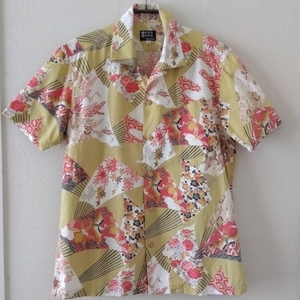 Красивые товары ★ Takeshi Kiki Aloha рубашка размером 2 японские узоры M