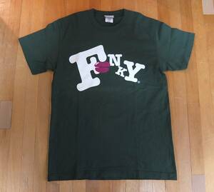 韻シスト　FONKY　Tシャツ　サイズM　イエロー　深緑　Basi　訳あり新品