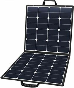 suaoki ソーラーチャージャー 100W 折りたたみ式 23%高変換効率 ソーラーパネル ソーラー充電 太陽光パネル 1円スタート
