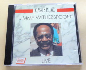 Jimmy Witherspoon / LIVE CD CLASSICS IN JAZZ ジミー・ウィザースプーン blues singer ブルース