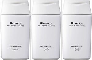 BUBKA ブブカ スカルプケアシャンプー 200ml ×3本セット アミノ酸シャンプー 乳酸菌配合 ノンシリコンシャンプー オールインワン
