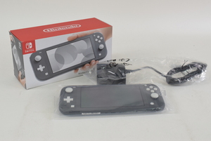 【美品】 本体 NSW ニンテンドースイッチライト グレー Nintendo Switch Lite 任天堂 ゲーム機本体 中古