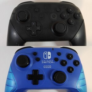 Switch】純正プロコン & ワイヤレスホリパッド for Nintendo Switch ブルー