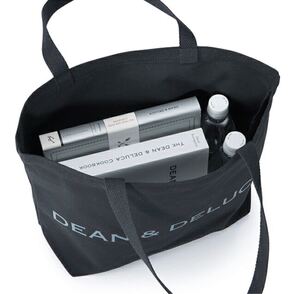 DEAN&DELUCA トートバッグ ブラック L ディーンアンドデルーカ