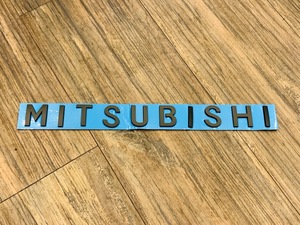 三菱　MITSUBISHI　マットブラック　レターエンブレム　文字　エンブレム　新品　送料無料