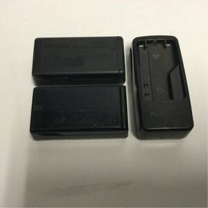 Ni-Cd ガム型充電池用 充電器 3個セット 動作未確認 SONY Victor Panasonic