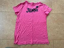 女の子3点セットJENNI半袖Tシャツ2枚とタンクトップ130120ピンク黒通学用遊び着_画像9