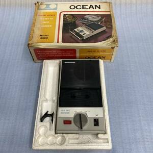当時物★カセットテープレコーダー OCEAN 8000 元箱付 レトロ オーシャン ソリッド ステート 日本製