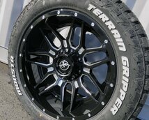 20x10 ハイラックス GUN125 XF OFFROAD XF222 20インチマッドタイヤホイール MONSTA TERRAIN GRIPPER 265/50R20 275/55R20 285/55R20_画像4