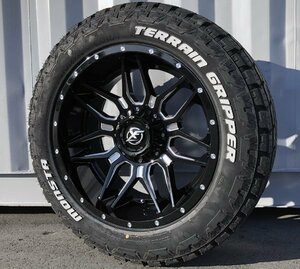 新品 20x10 サーフ プラド タコマ XF OFFROAD XF222 20インチマッドタイヤホイール MONSTA TERRAIN GRIPPER 265/50R20 275/55R20 285/55R20