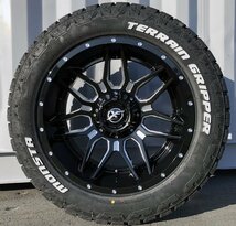 20x10 ハイラックス GUN125 XF OFFROAD XF222 20インチマッドタイヤホイール MONSTA TERRAIN GRIPPER 265/50R20 275/55R20 285/55R20_画像3