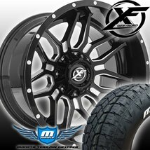 20x10 ハイラックス GUN125 XF OFFROAD XF222 20インチマッドタイヤホイール MONSTA TERRAIN GRIPPER 265/50R20 275/55R20 285/55R20_画像1