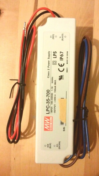 MEAN WELL MW LPC-35-700 35W LED Power Supply 