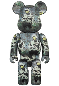 新品■送料無料Medicom Toy ベアブリック1000% be@rbrick RIOT COP BRANDALISM banksy