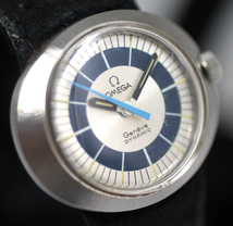 【OMEGA】オメガ　Geneve DYNAMIC　ジュネーブ ダイナミック TOOL 102　手巻き　シルバー×ブルー　レディース　腕時計_画像4