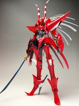 1/100 ファイブスター物語 FSS ファントム スカーレット 慧茄騎 Ver DX ガレージキット 樹脂 レジン 未塗装 未組立_画像2