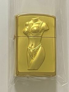 ZORRO Sexy woman zippo type oil lighter sexy Gold rare zoro eyes limitation No.0088/5000