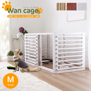 [.. campaign special price .. offer ] pet house M size white pet gauge natural tree Japanese ash louver type one cage plus 