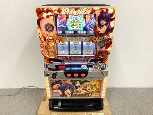 【即決・引取限定】オリンピア パチスロ実機 麻雀物語3 コイン不要機付き W2140001