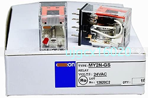 10個入りセット 新品★ OMRON オムロン ミニパワーリレー MY2N-GS ★ 24VDC