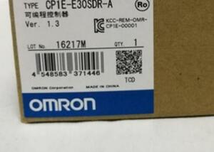 新品★OMRON/オムロン 　制御機器 　CP1E-E30SDR-A PLC　保証付き