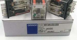10個入りセット 新品 OMRON オムロン 表面接続ソケット MY4N-D2-GS 24VDC