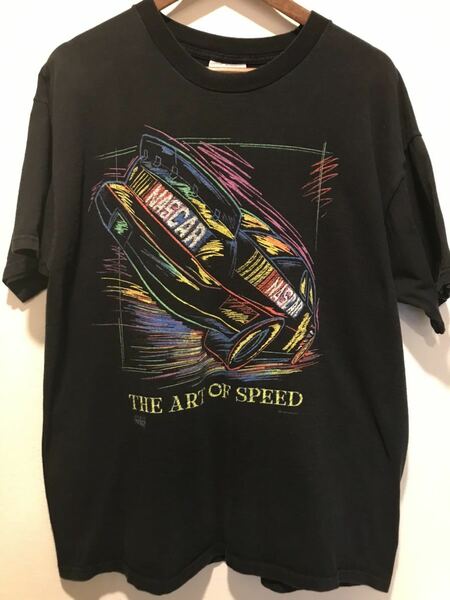 《送料込み》サイズXL 90s vintage NASCAR Tシャツ 90年代 モータースポーツ アメリカ製 ビンテージ ヴィンテージ アメカジ 古着