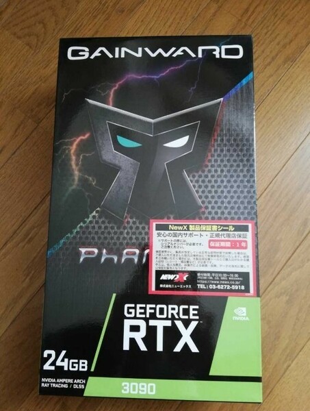 [新品未使用]グラフィックボード PHANTOM RTX 3090 24GB 非LHR/Non-LHR