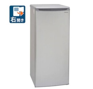 アビテラックス107L 冷凍庫/ストッカー シルバー ストライプ 【福岡市内近郊配送設置限定】