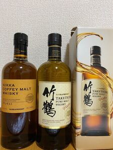ニッカカフェモルト&竹鶴ピュアモルト飲み比べセット