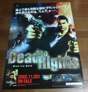 「Dead to Rights/デッド トゥ ライツ」ポスター2枚非売品