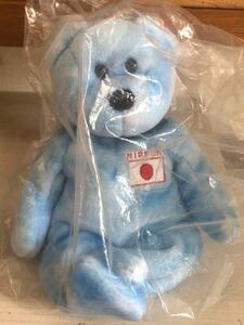 BEANIE BABIES ty soft toy Nipponia Nippon blue bear. soft toy 