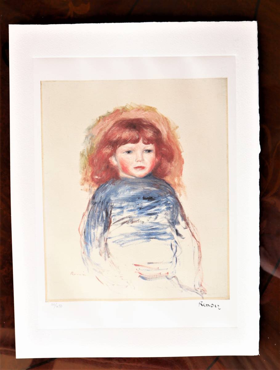 ヤフオク! -ルノワール リトグラフ(版画)の中古品・新品・未使用品一覧