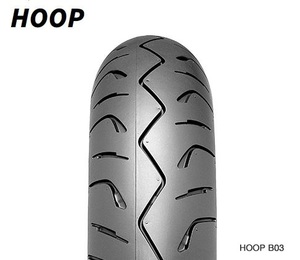 【BS HOOP B03】110/90-13　55P　チューブレス　フロント用　1本