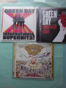 【送料112円】3枚セット ソCD3300 Green Day International Superhits! Green Day American Idiot Dookie /ソフトケース入り