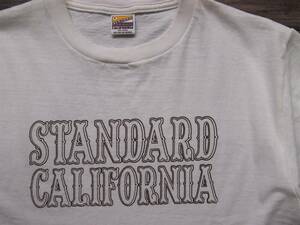 STANDARD CALIFORNIA/スタンダードカリフォルニア SD BASIC LOGO Tシャツ ホワイト M 未使用品 ロンハーマン