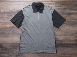 コムデギャルソン/COMME des GARCONS HOMME S/S スキッパーシャツ M 濃ネイビー