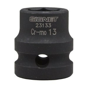 SIGNET シグネット 1/2DR インパクト用ショートソケット 13mm 23133 全長28mm