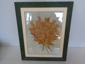 *.... flower club pressed flower amount pressed flower art flower amount picture frame ornament interior lovely ⑩*