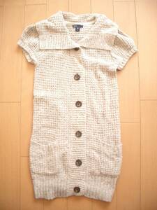 * beautiful goods * GapKids tops outer garment One-piece cardigan sweater child girl 160cm WP4834
