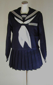 ☆A9【新品】某高校制服☆冬セーラー服セットP（女の子サイズ）