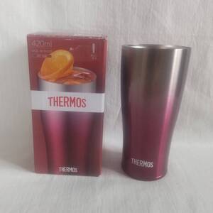 【新品】真空断熱タンブラー 420ml 保温・保冷両用 THERMOS